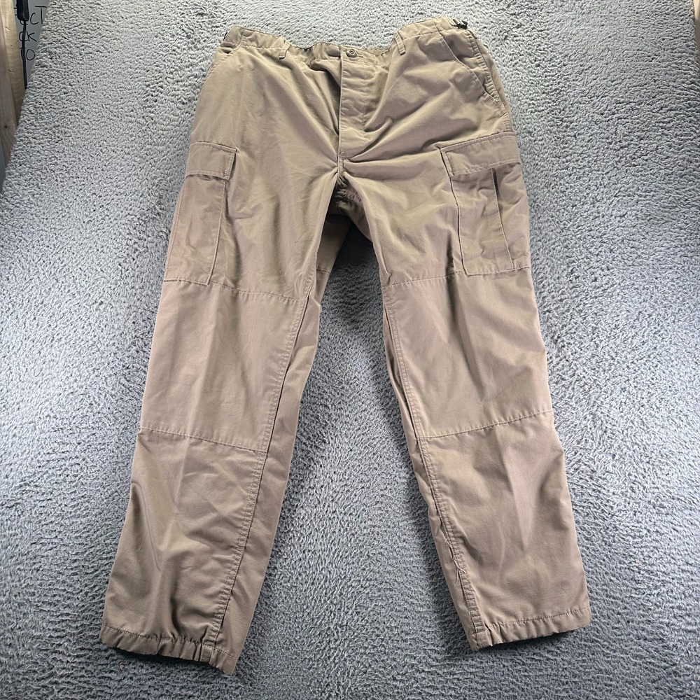 Propper Pant Mens L Brown Polyester Cargo Straight Workwear Utility Tactical